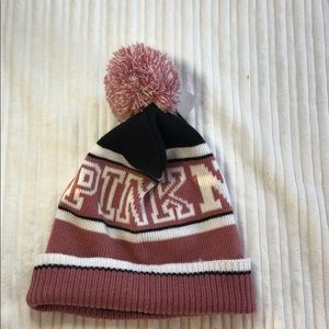 pink beanie